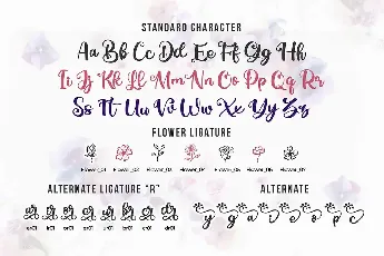 Beverly Flower Demo font