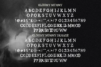 Gloomy Mummy Demo font