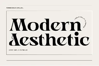 Modern Aesthetic font