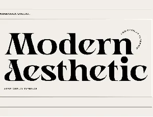 Modern Aesthetic font