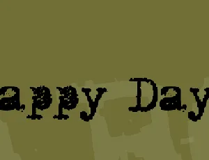 Happy Days font
