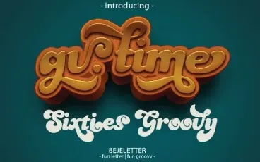 Gv. Time Script font