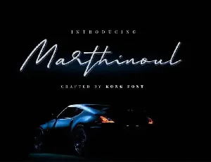 Marthinoul Handwritten font