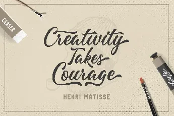 Majestika Brush Script font