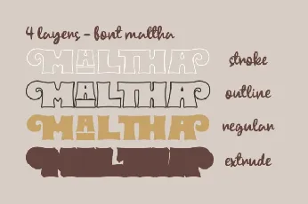 Maltha font