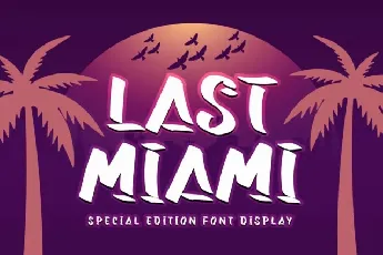 Last Miami font