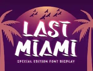 Last Miami font