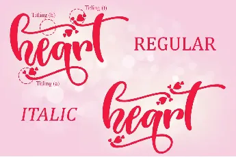 Dream Heart - Personal Use font