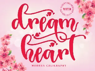 Dream Heart - Personal Use font