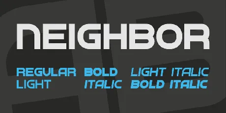 Neighbor font