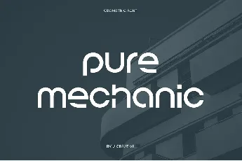 Pure Mechanic font