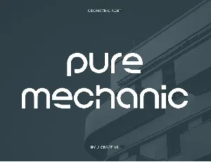 Pure Mechanic font