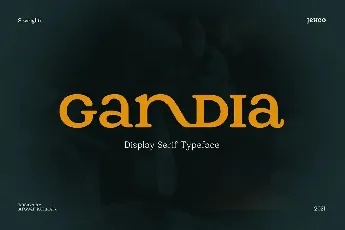 Gandia font