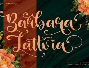 Barbara Lattvia font