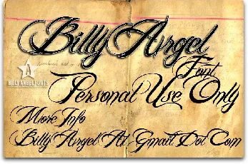 Billy Argel font