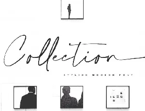 Collection Handwritten font