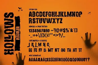 Hollows font