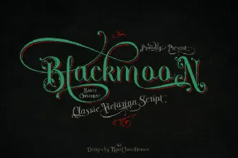 Blackmoon font