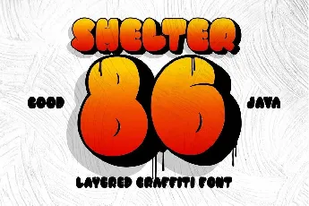 Shelter 86 font