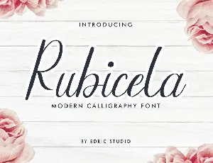 Rubicela Demo font