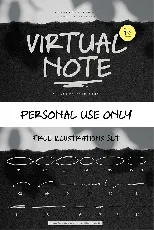 Virtual Note font