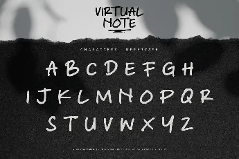 Virtual Note font