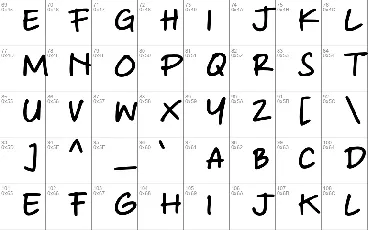 Virtual Note font