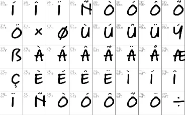 Virtual Note font