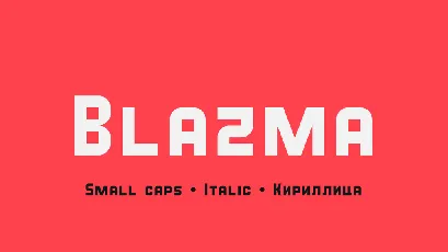 Blazma font