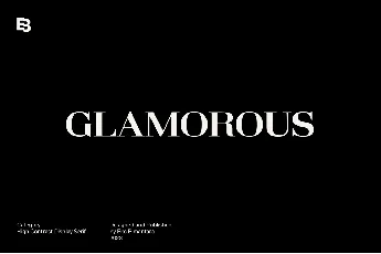 GLAMOROUS TRIAL font