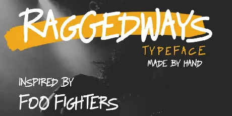 Raggedways font