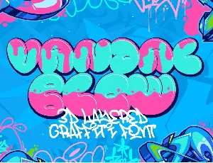 Vandal Blow Graffiti font