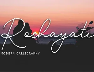 Roshayati font