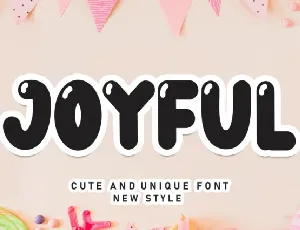 Joyful Display font