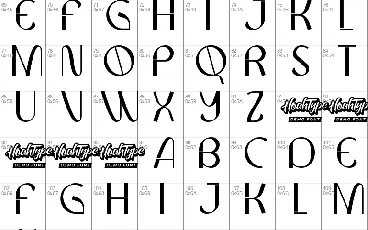 RetronotDemo font