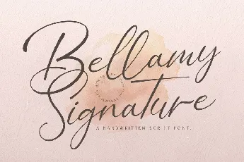 Bellamy font