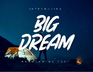 BIG DREAM font