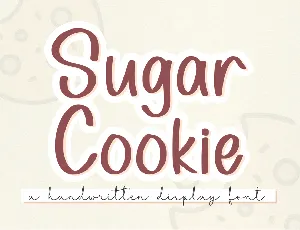 Sugar Cookie font