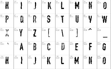 vtks encount(e)r font