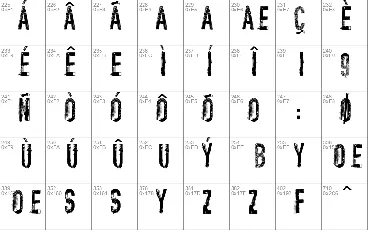 vtks encount(e)r font