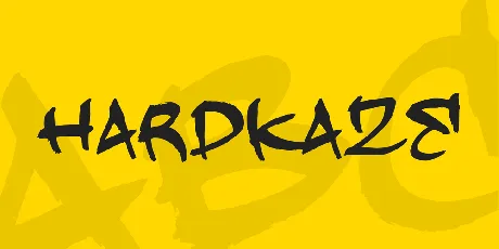 Hardkaze font