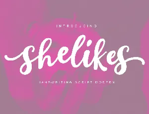 Shelikes Script font
