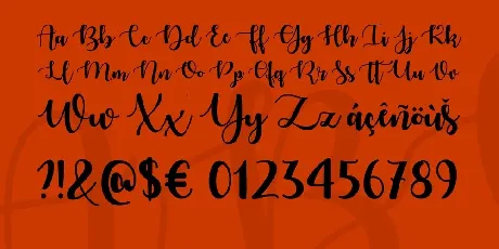 Autumn in November font