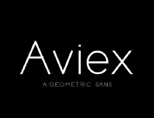 Aviex Sans Serif font