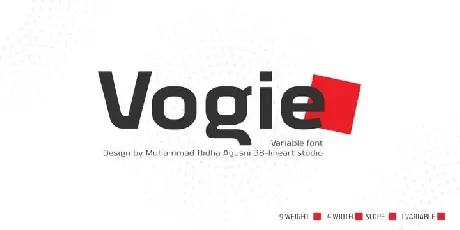 Vogie Sans Serif font