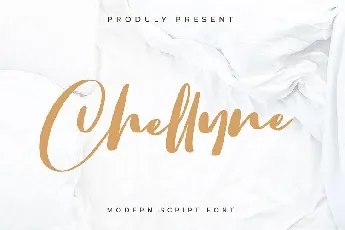 Chellyne Script font