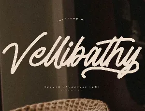 Vellibathy DEMO VERSION font