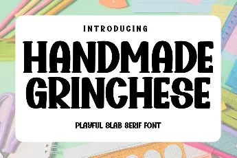 Handmade Grinchese font