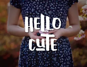 Hello Cute Typeface font