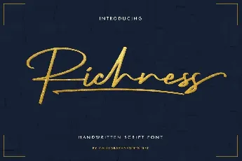 Richness font